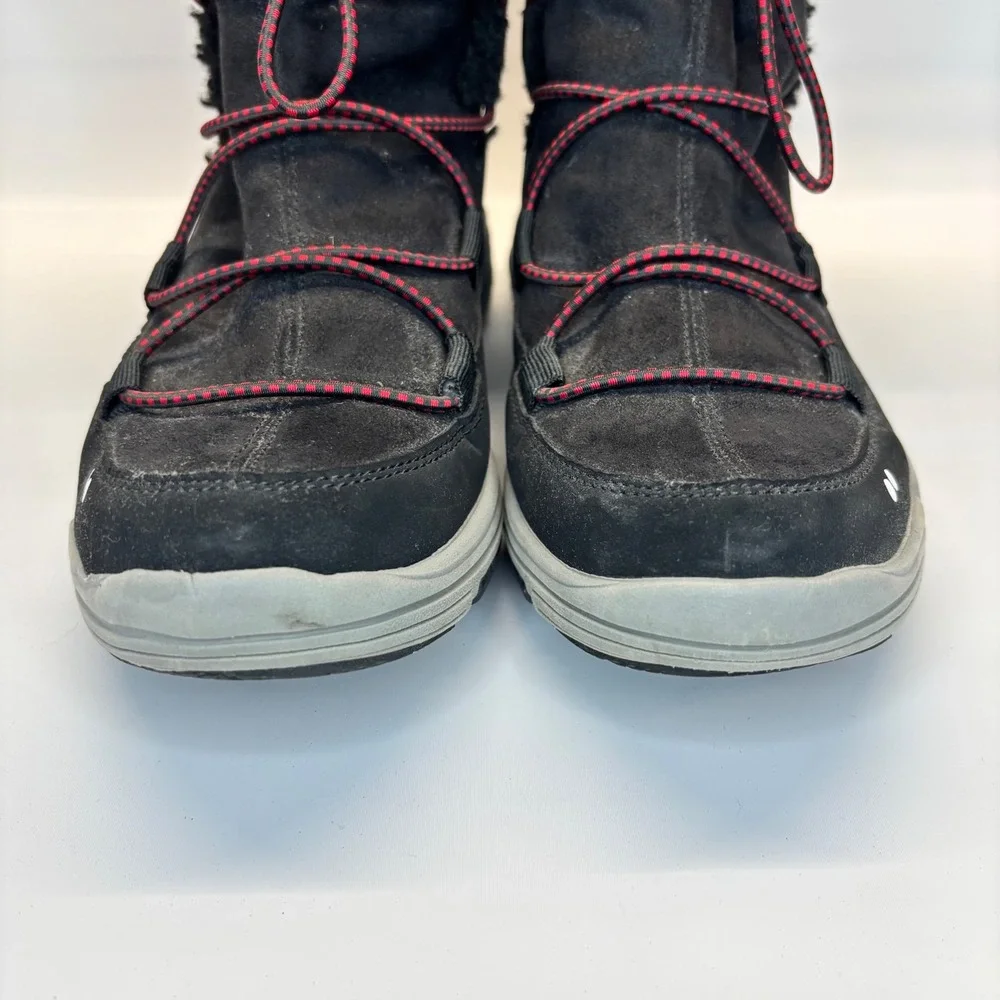Ryka Alyssa Black Waterproof Winter Snow Boots Womens‎ Size 8M